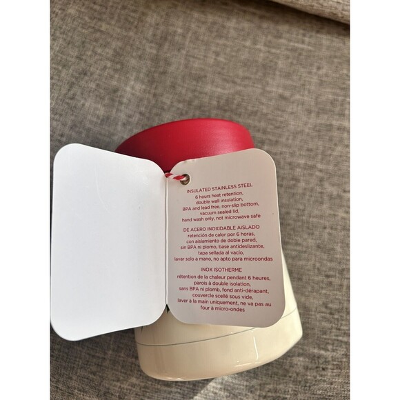 Lenox Holiday Stainless Steel Insulated Food Container New - Picture 8 of 9